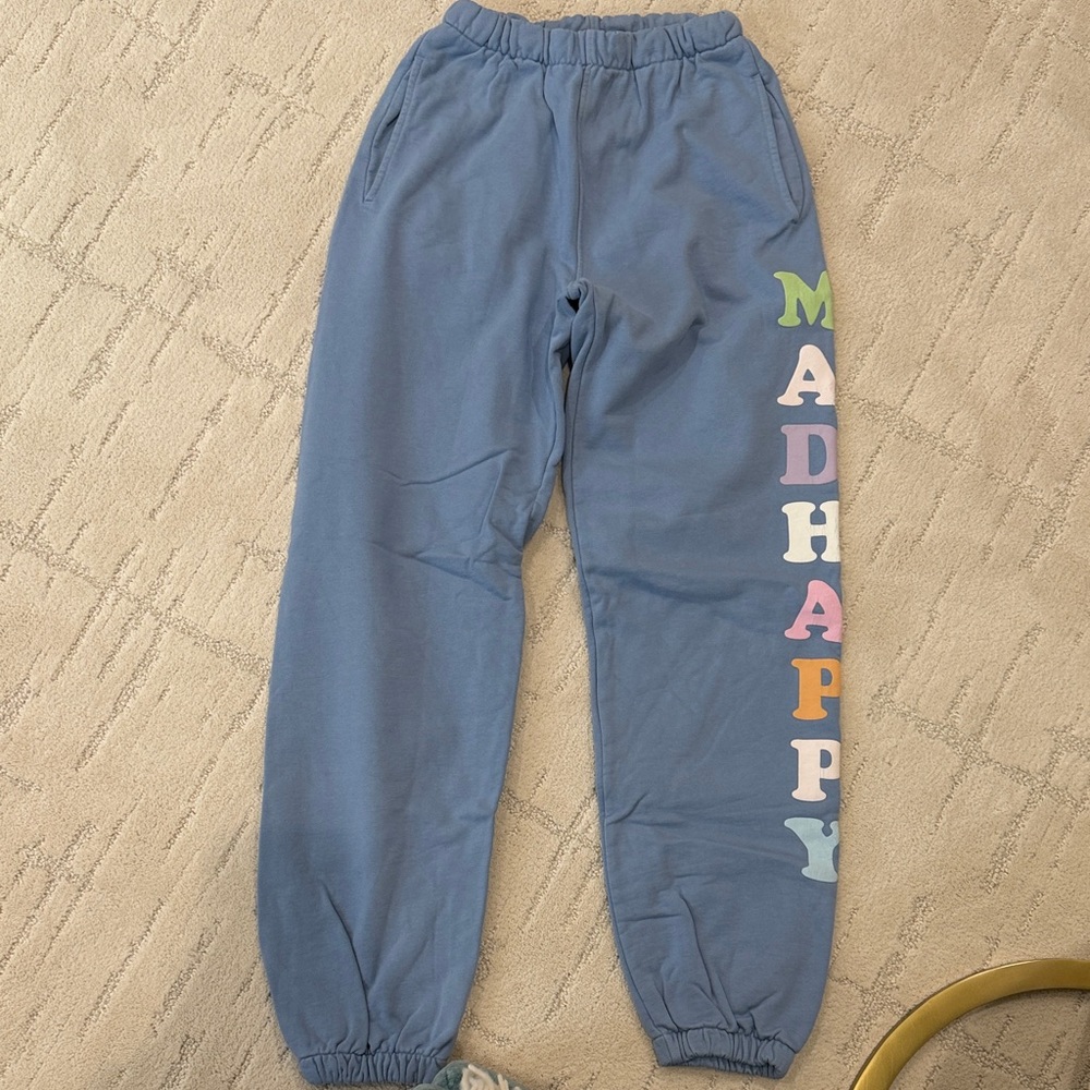 Madhappy Multicolor Logo Blue sweat pants